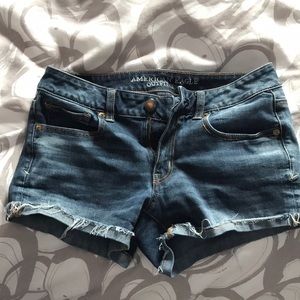 Denim shorts